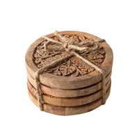 Parvani Set Of 4 Coasters 10x10x1cm