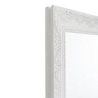 Quincy Antique White Mirror 90x60cm