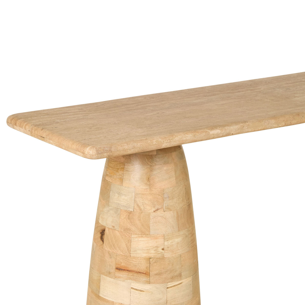Naxos Travertine Console 140cm