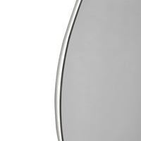 Bowen Asymmetrical LED Vanity Mirror Silver 60x80cm