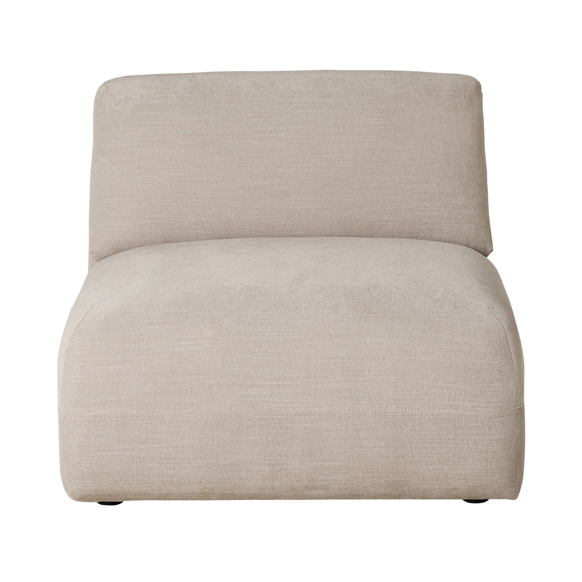 Como Armless Sofa Pearl