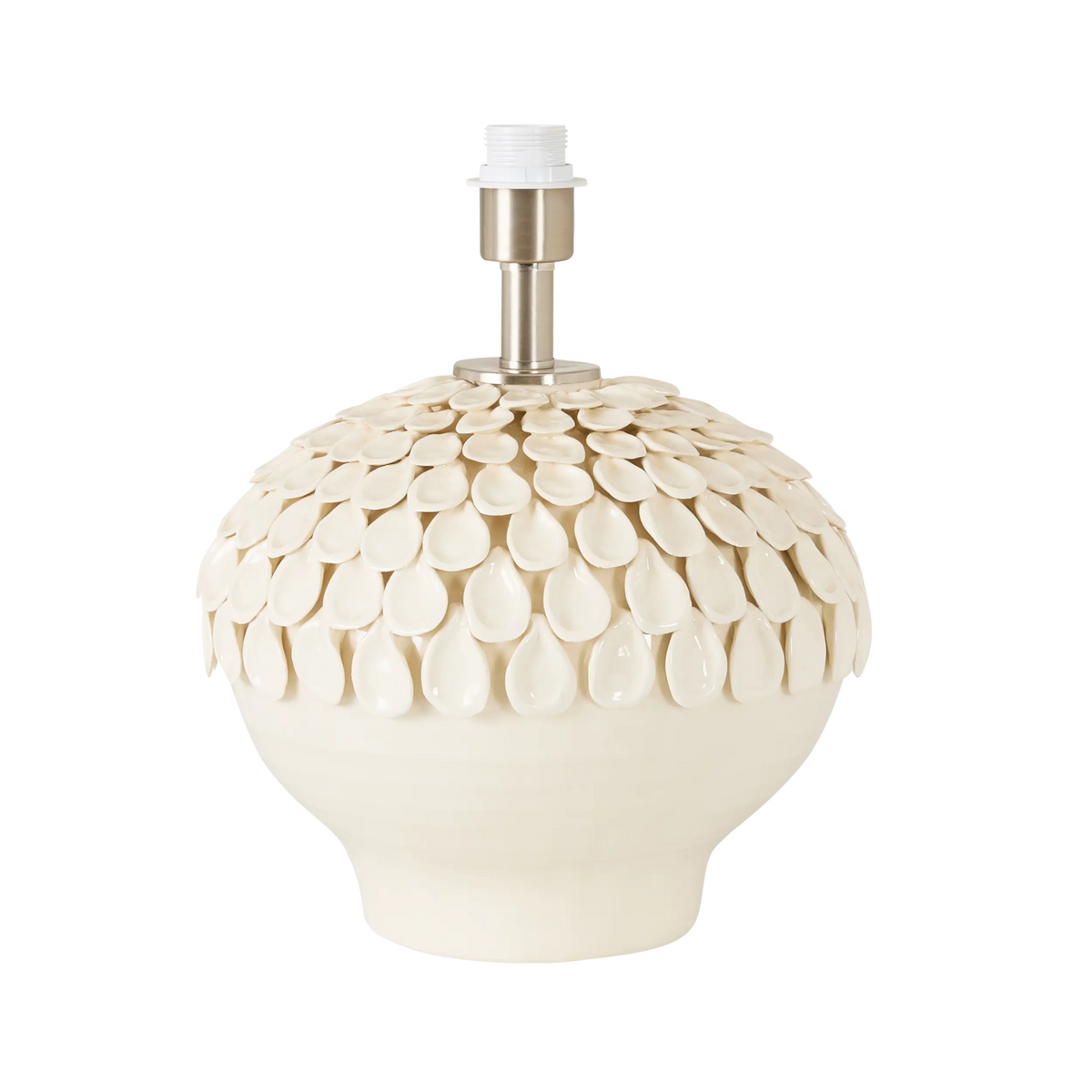 Petra Table Lamp White Base Only 30x27cm