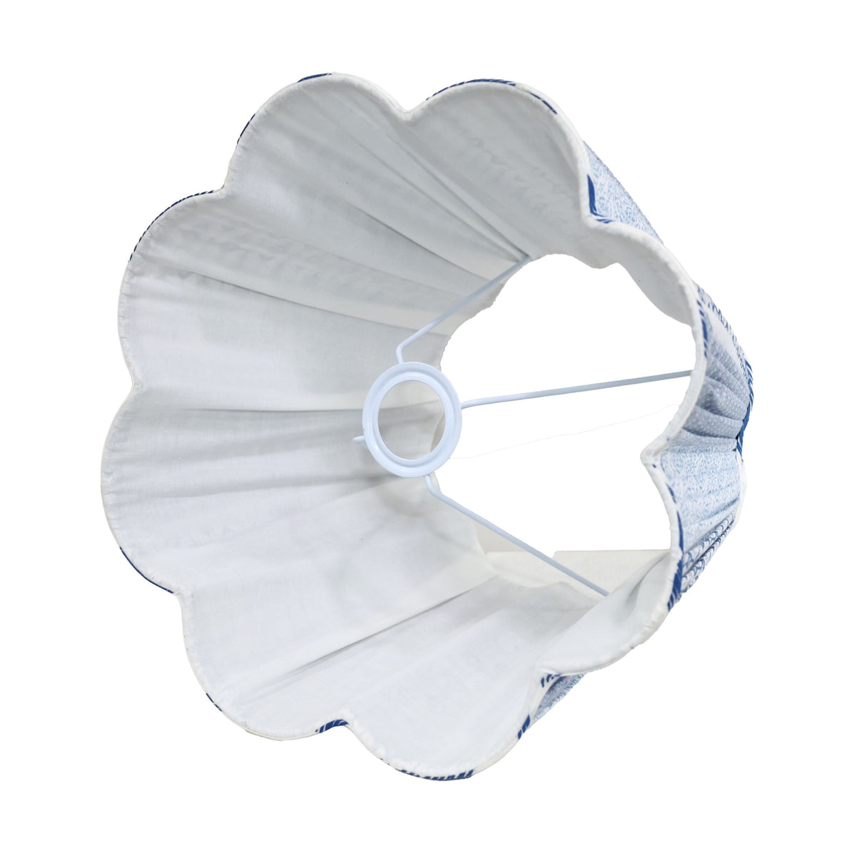 Loni Scallop Tapered Shade Denim Blue 36cm