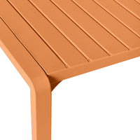 Kace Dining Table 200cm Tangelo Orange