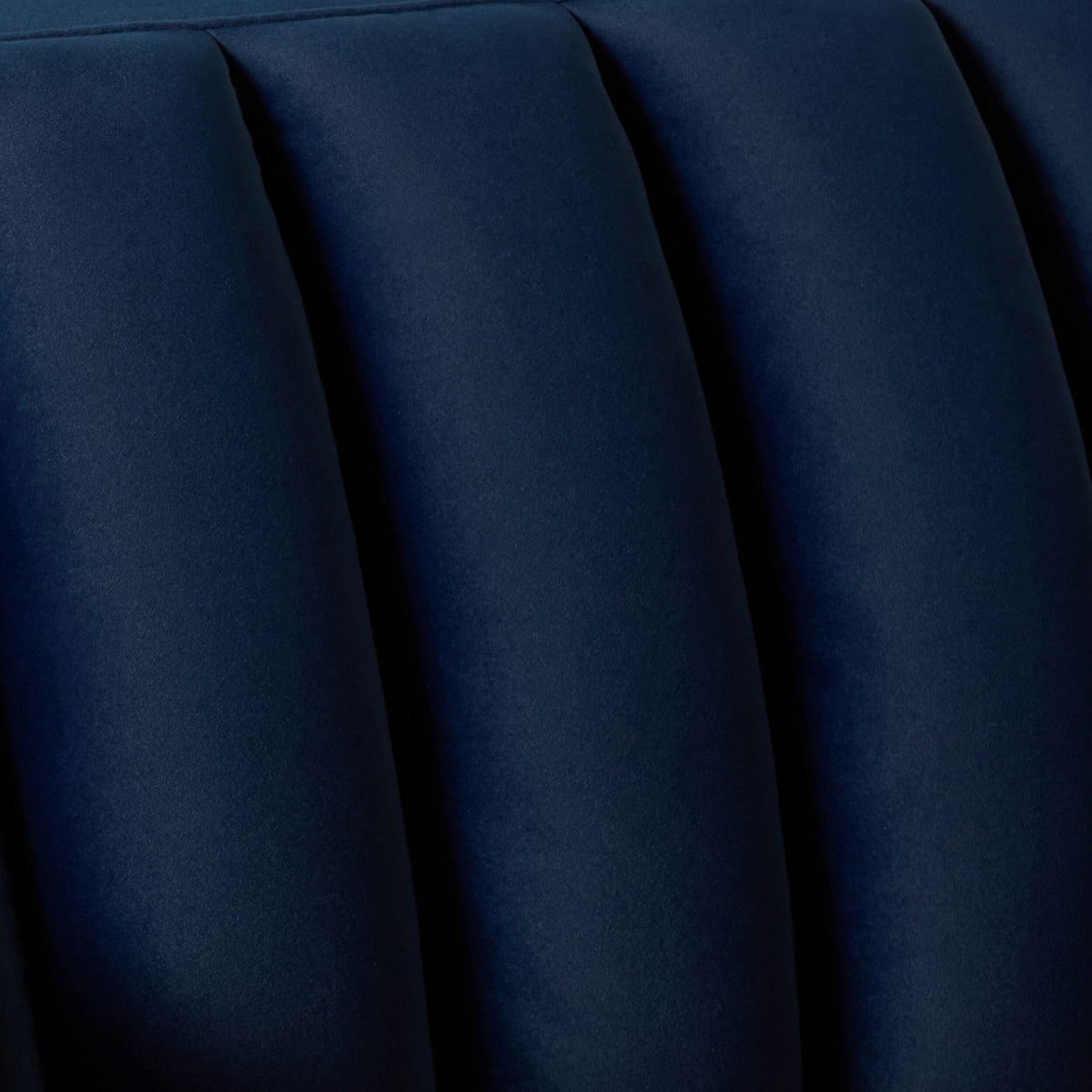 Stitch Velvet Armchair Indigo