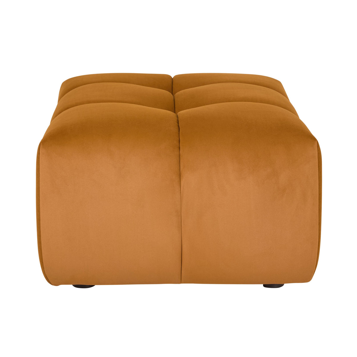 Alexis Ottoman Velvet Sofa Ochre