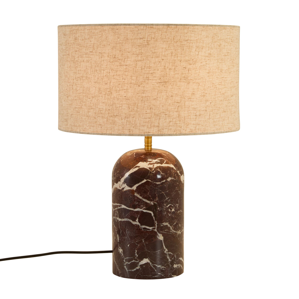 Toscano Marble Table Lamp Jesper Red 55cm