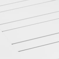 Santana Aluminium Extension Table White  200/300cm