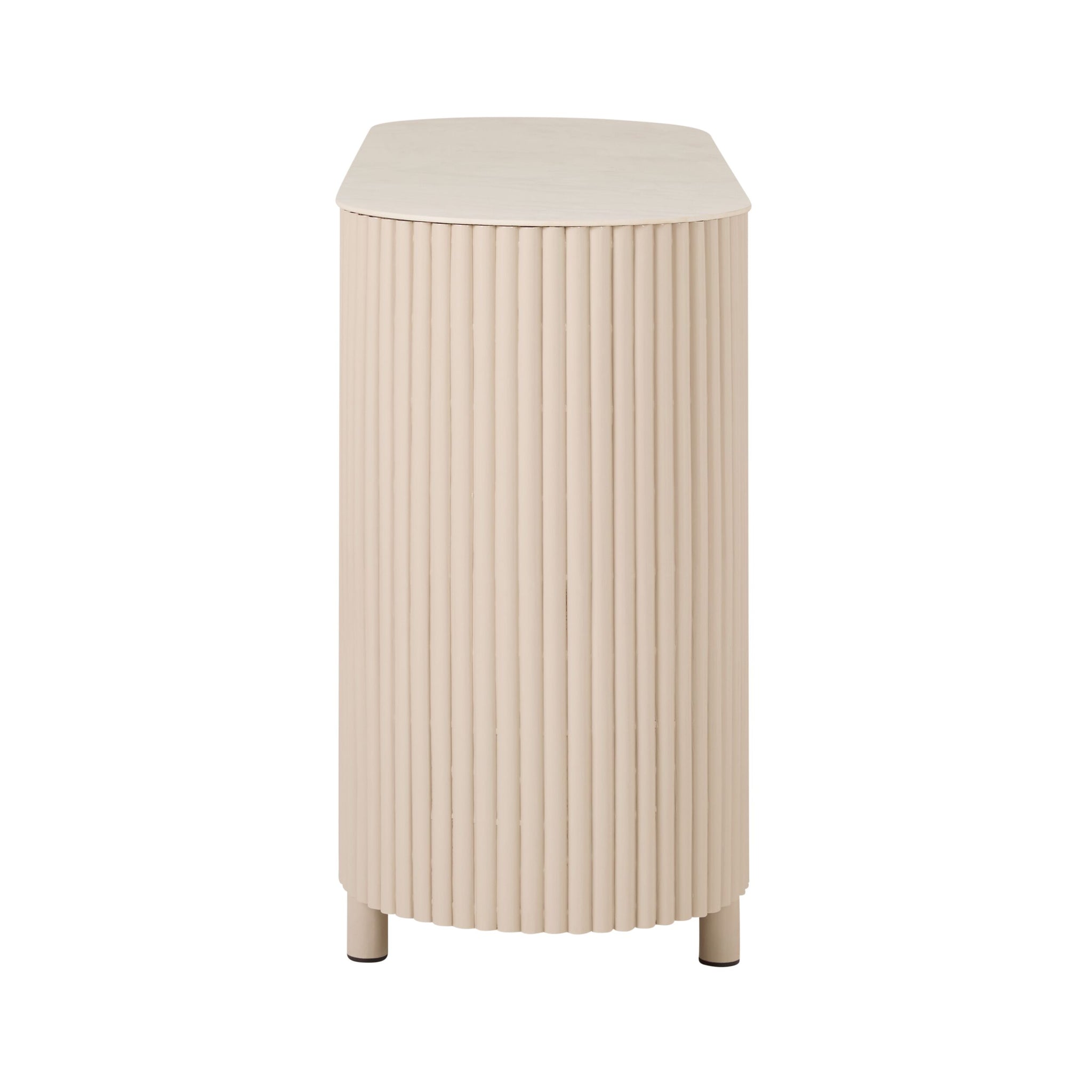 Ripple Kitchen Island Bench Taupe