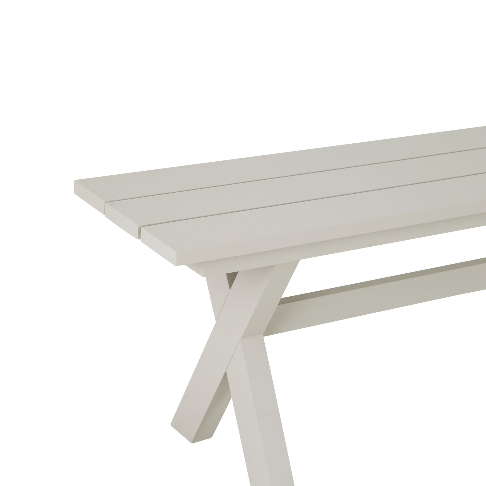 Blake Aluminium Dining Bench 240cm Taupe