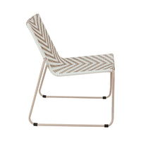 Maddie Occasional Chair Taupe/White