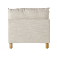 Whitehaven Armless Modular Chair Eden Natural
