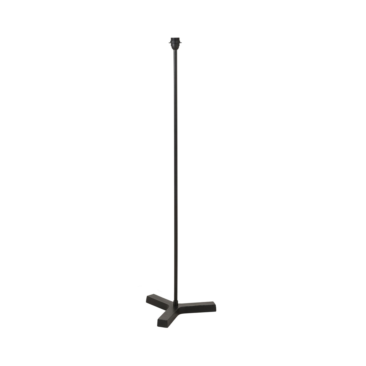 Rowan Matt Black Metal Floor Lamp Base 29x29x117cm