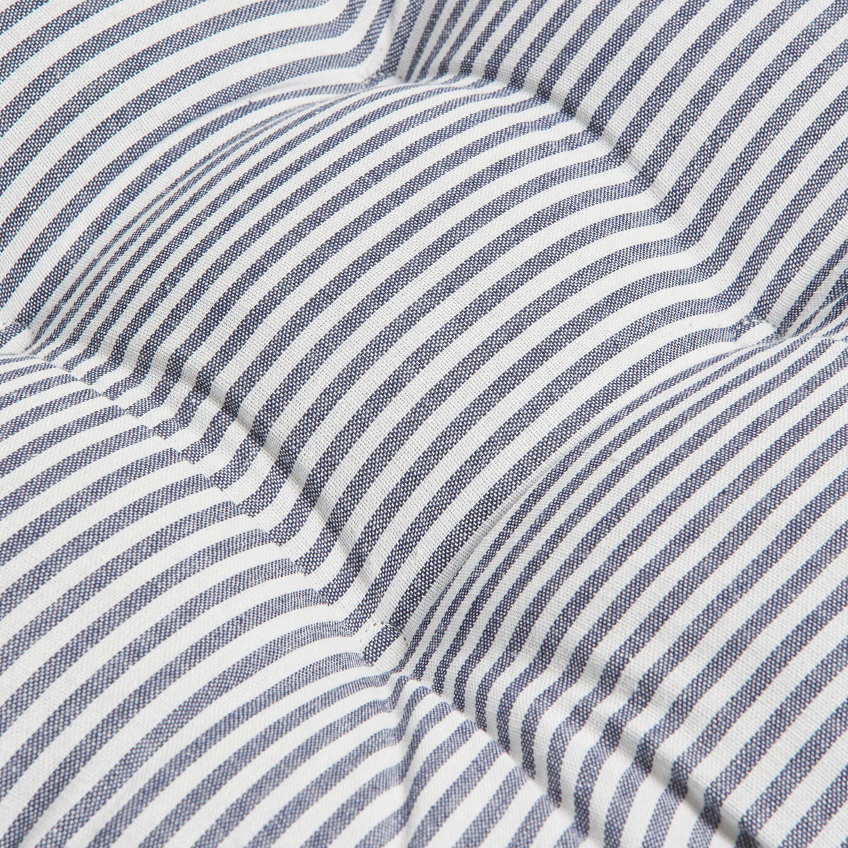 Marais Navy Stripe Seat Cushion 41x44x5cm