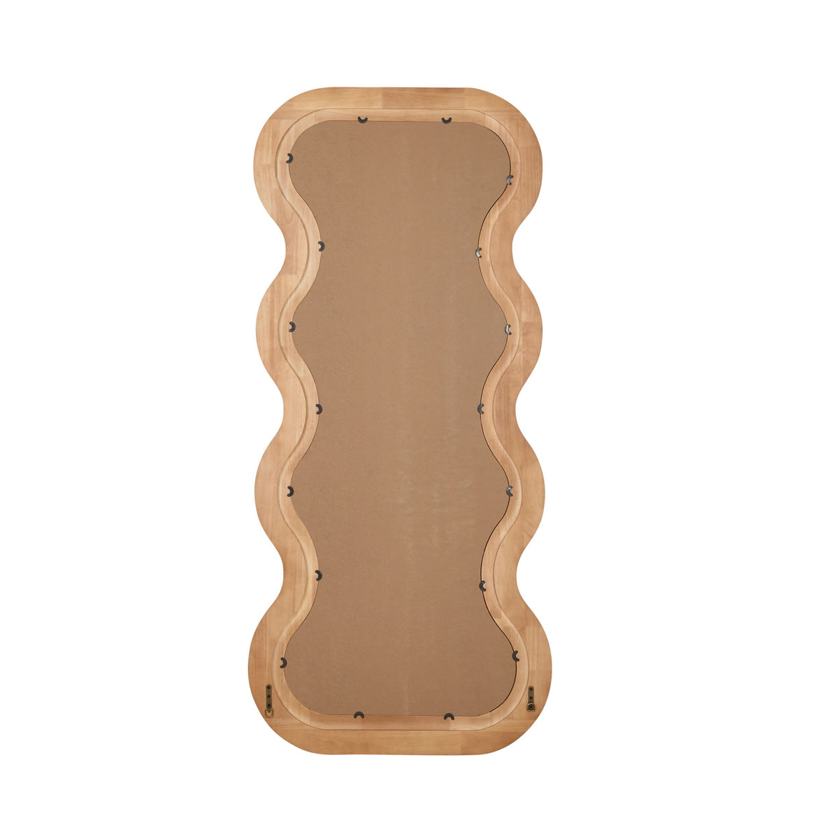 Echoes Scalloped Wooden Floor Mirror 81x182cm