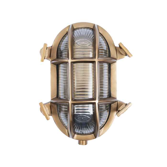 Portside Exterior Wall Bracket Antique Brass 15x20cm