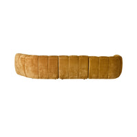 Solstice 3 Seater Sofa Honey Gold