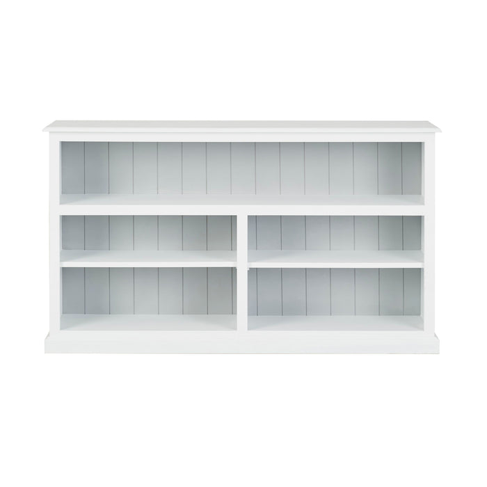 Armand Lowline Bookcase 90 x 155cm White