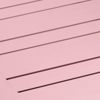 Santana Aluminium Extension Table Rose Pink  200/300cm