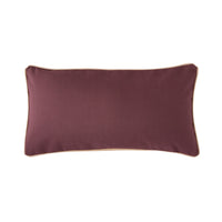 Aruba Outdoor Lumbar Cushion Raisin Stripe 70x35cm