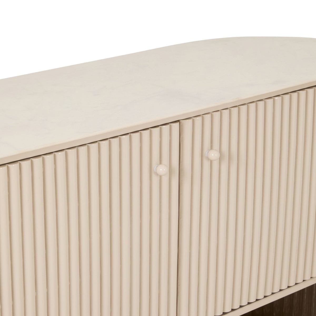 Ripple Kitchen Island Bench Taupe