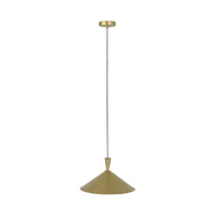 Apex Metal Pendant Matte Brass 40x40x21cm