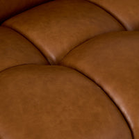 Alexis 3 Seater Leather Sofa Dakota Saddle