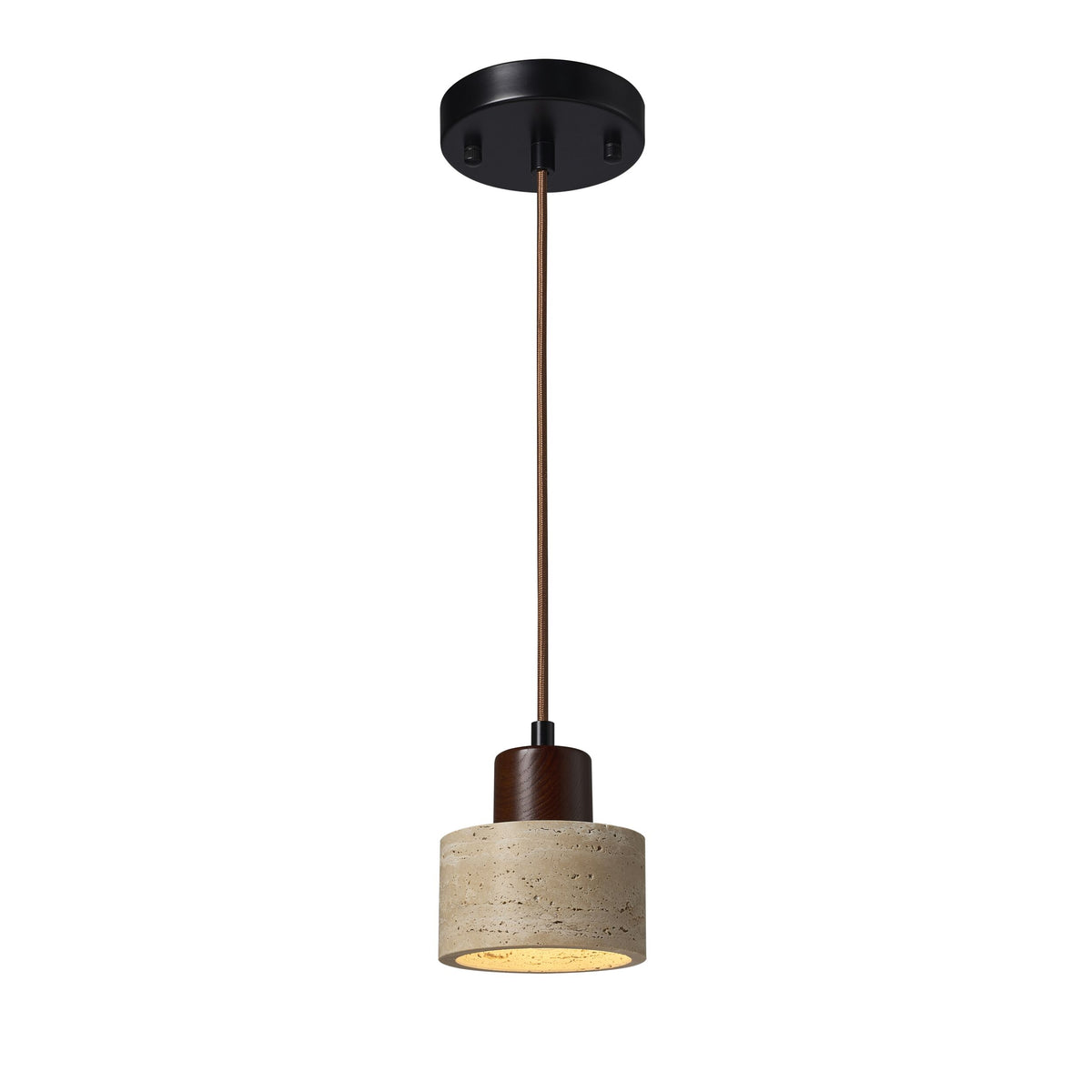 Rayla Travertine Pendant 12x18cm