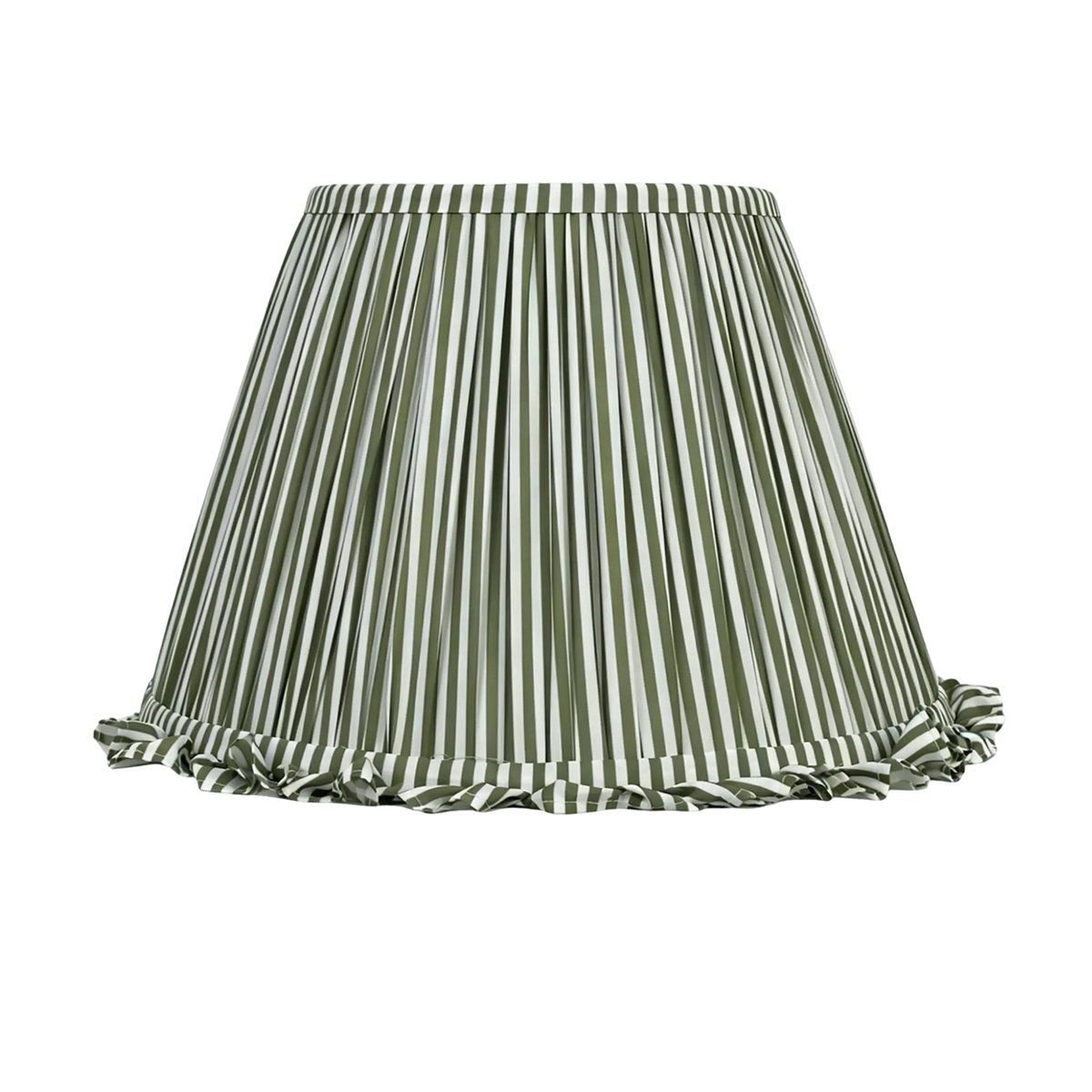 Colette Pleated Tapered Shade Green25cm