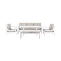 Hemmy 5 Pce Dining Set White