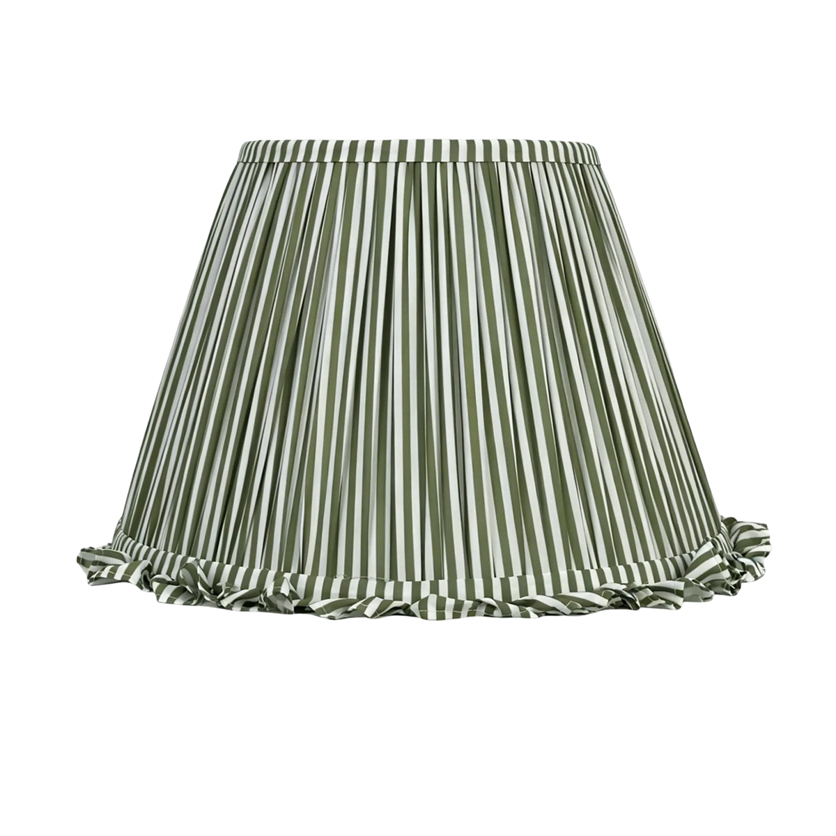 Colette Pleated Tapered Shade Green 35cm