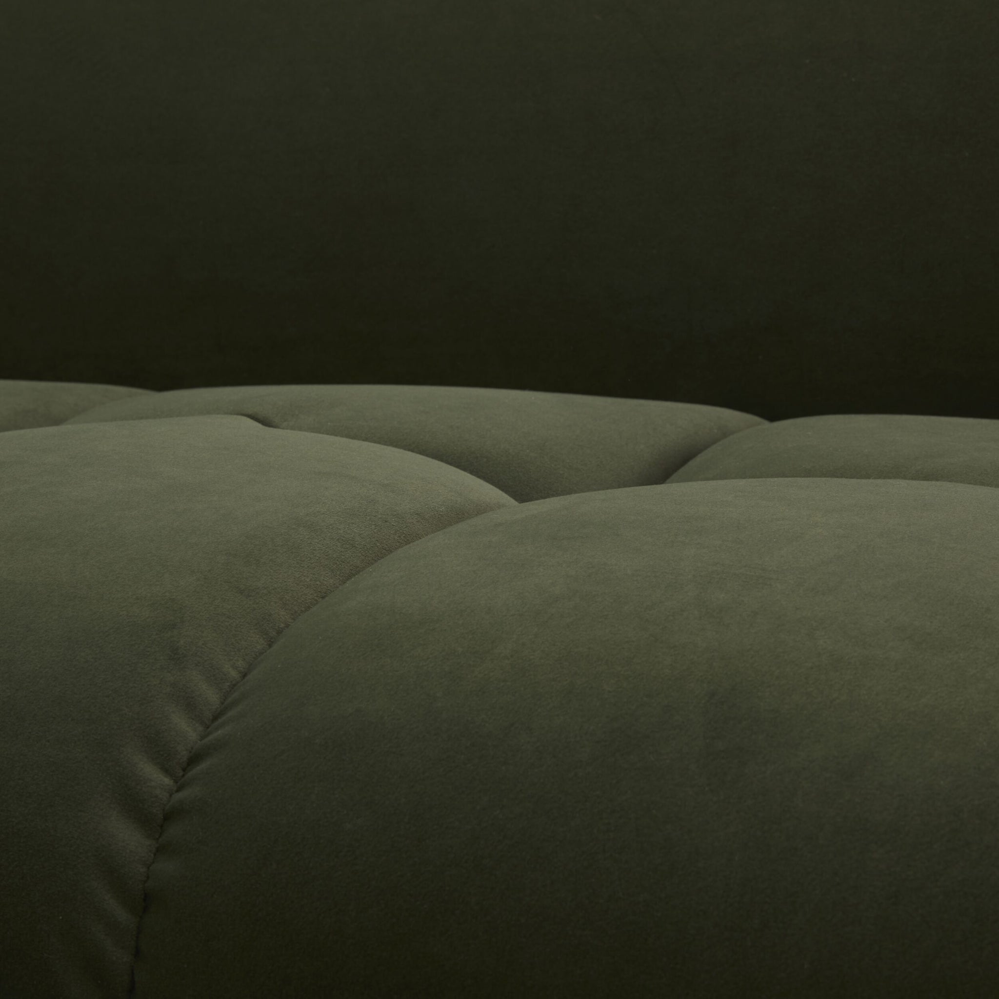 Alexis 3 Seater Velvet Sofa Eucalyptus