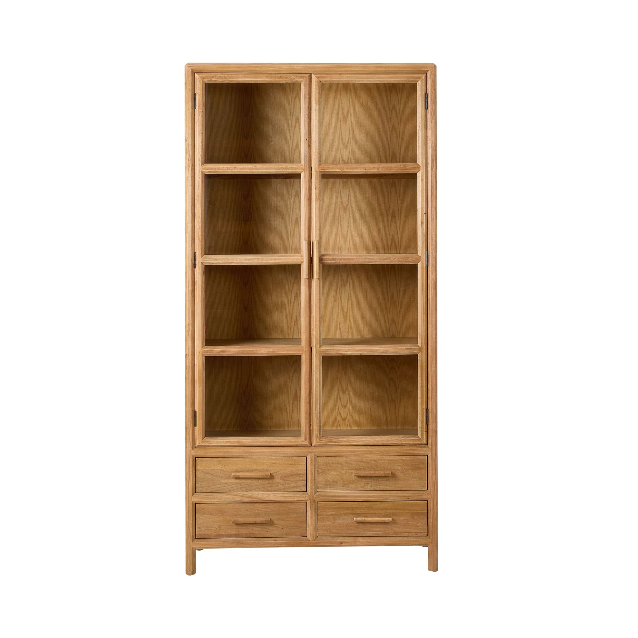 Marlie Elm Display Cabinet
