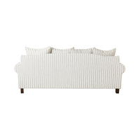 Lisette 3.5 Seater Sofa Linen Stripe
