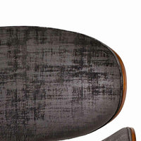Jetson Desk Chair Timber Veneer Back Brushed Basalt Velvet