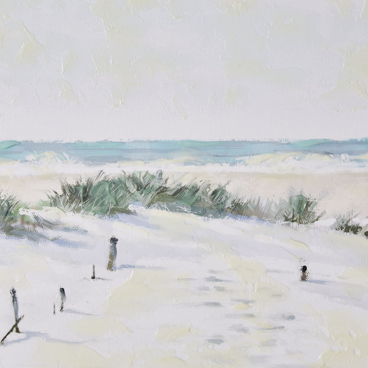 Path To The Sea I Canvas Print 120x60cm