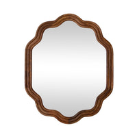 Sati Scalloped Wooden Mirror