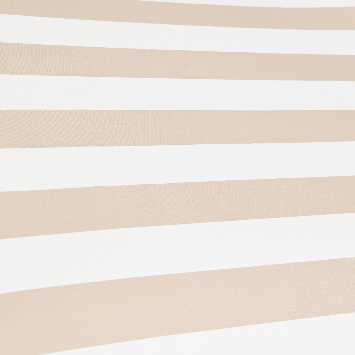 Amalfi Umbrella Scallop Edge Taupe/White Stripe