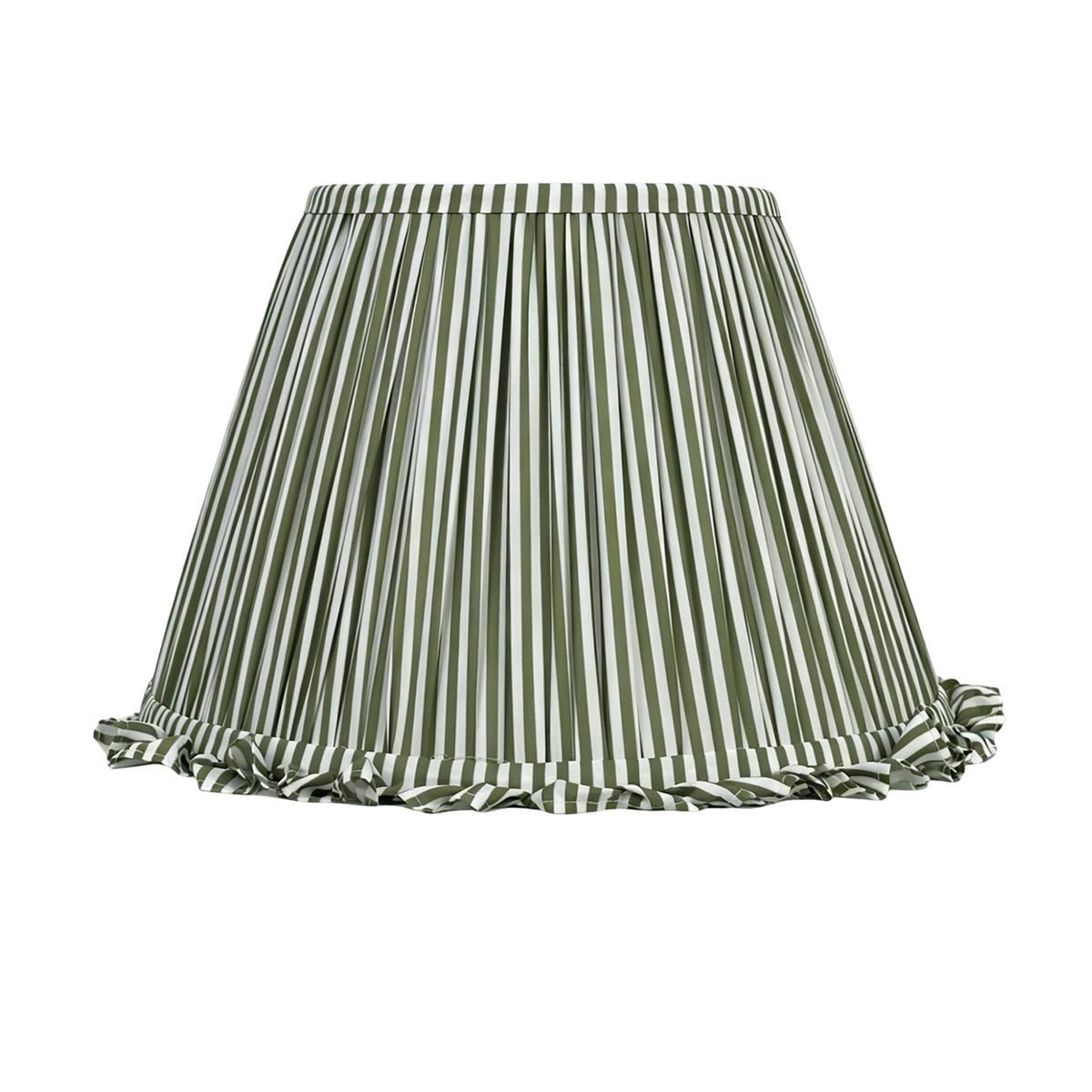 Colette Pleated Tapered Shade Green25cm