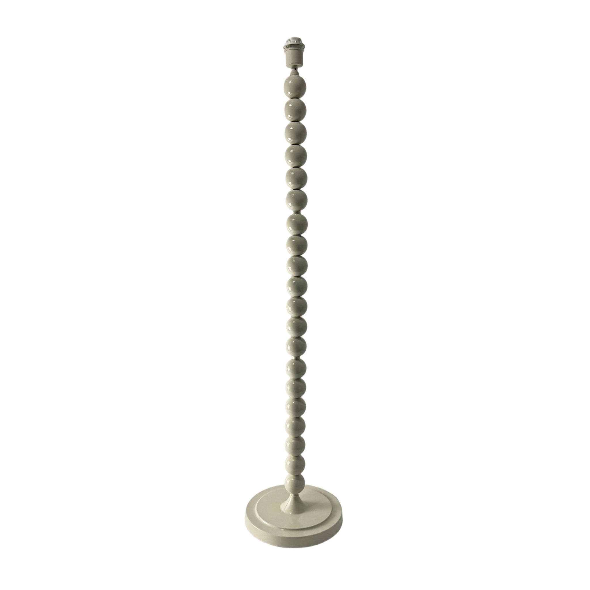 Carousel Metal Floor Lamp Base Ivory 129cm