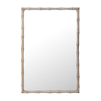 Gilded Bamboo Metal Mirror 76cm