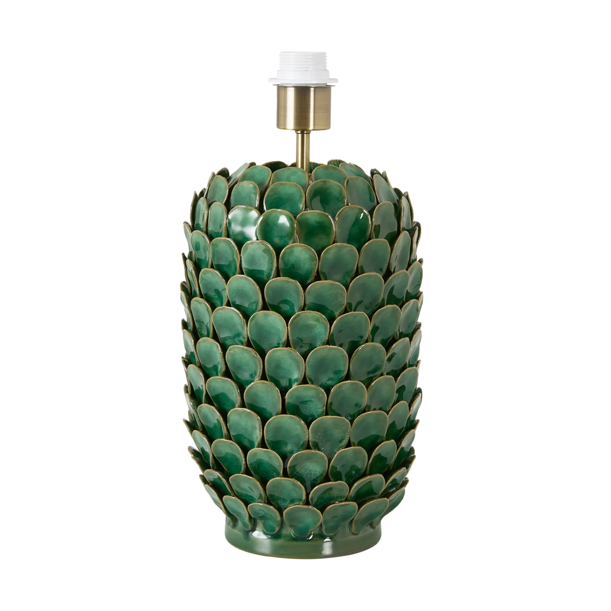 Seascale Table Lamp Green Base Only 21x30cm