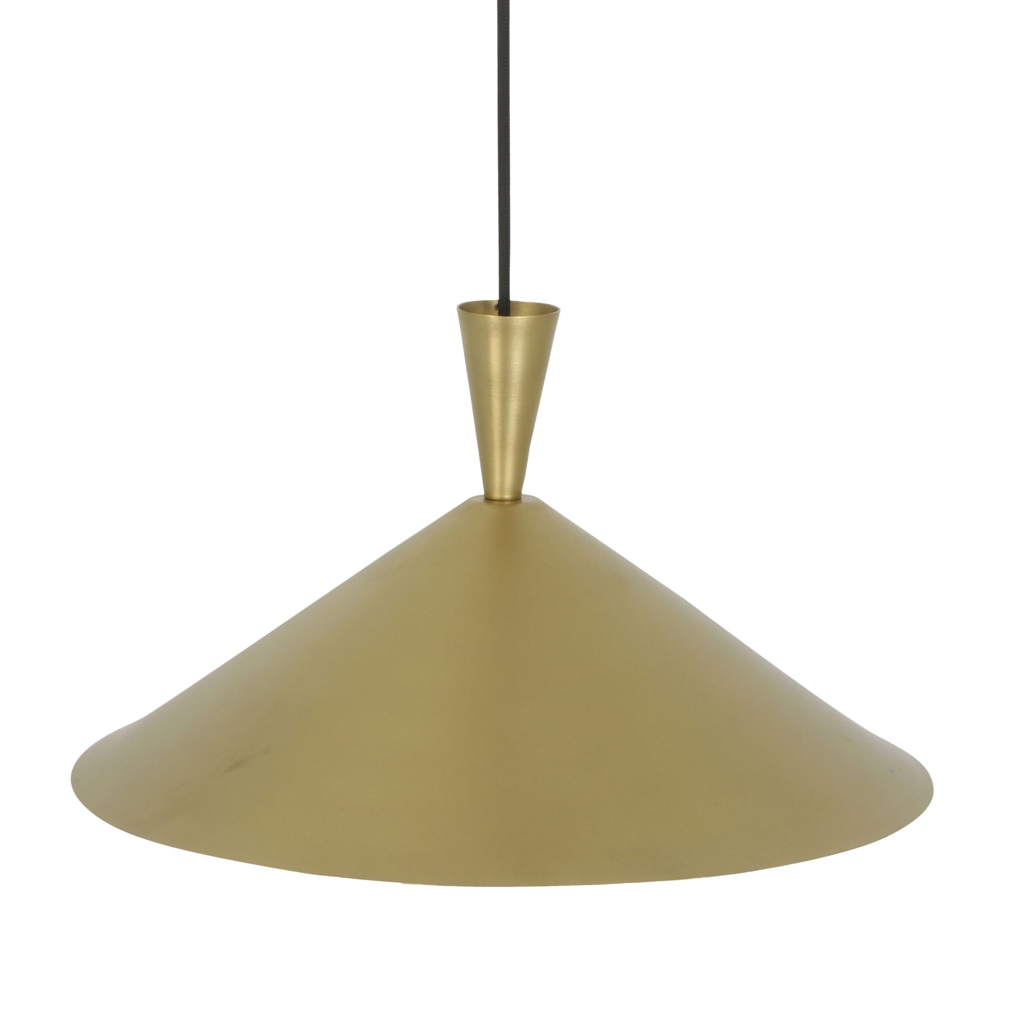 Apex Metal Pendant Matte Brass 40x40x21cm