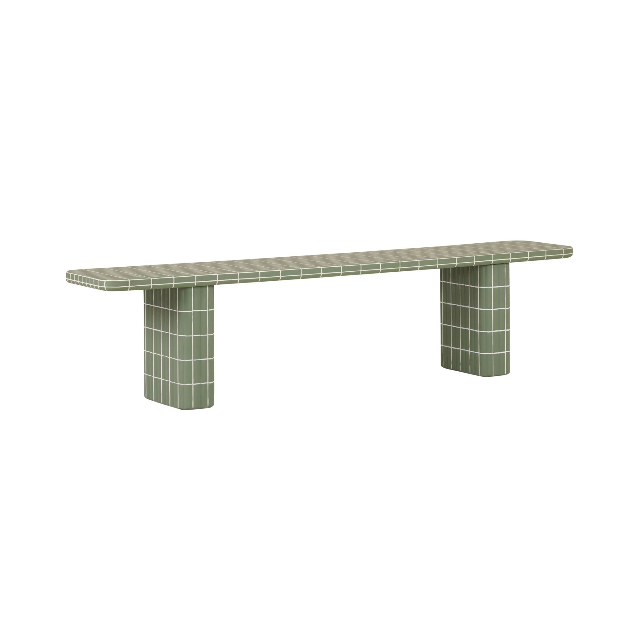 Edie Bench 200cm Laurel Green