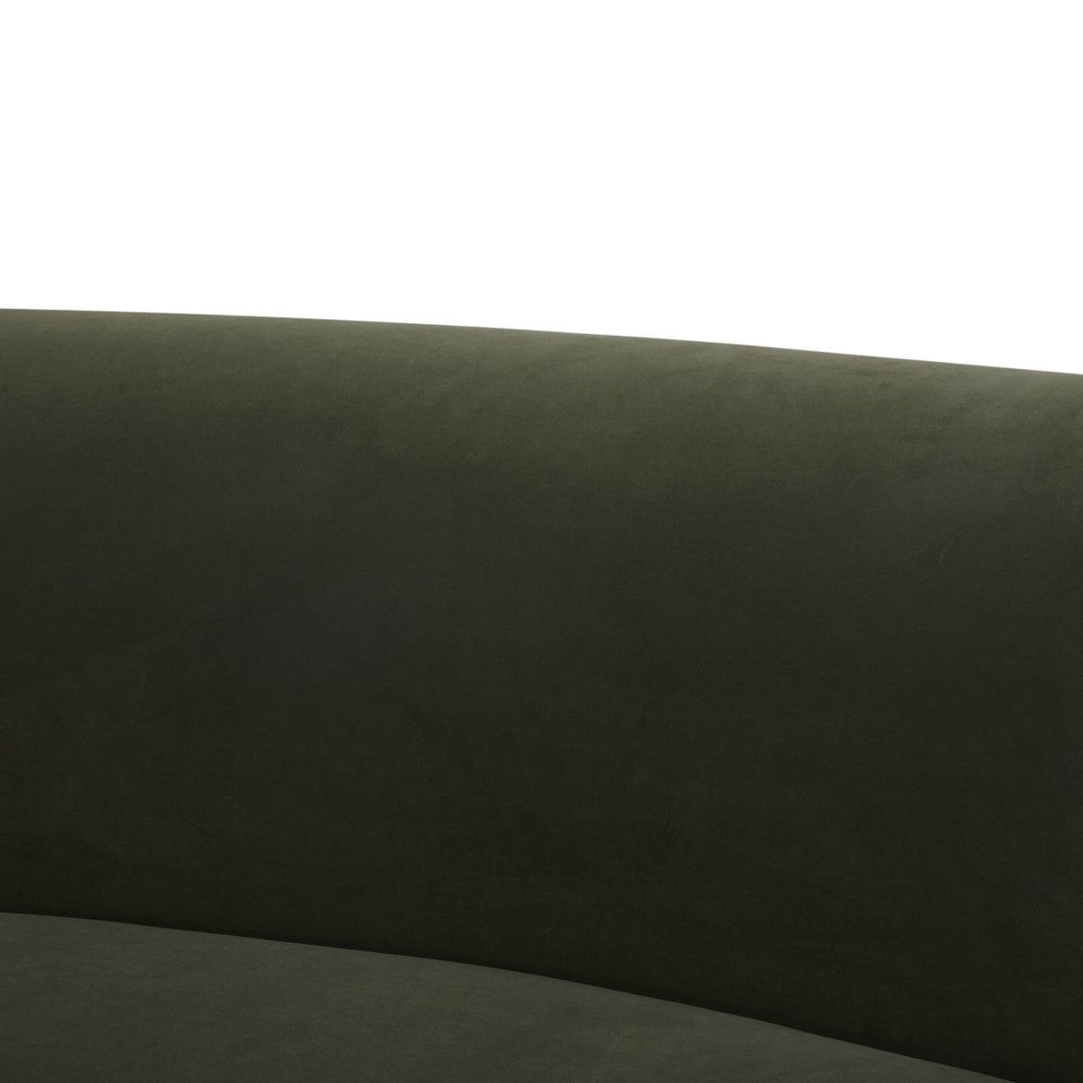 Wylder 4 Seater Curved Sofa Velvet Eucalyptus