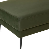 Irvine Ottoman Velvet Eucalyptus
