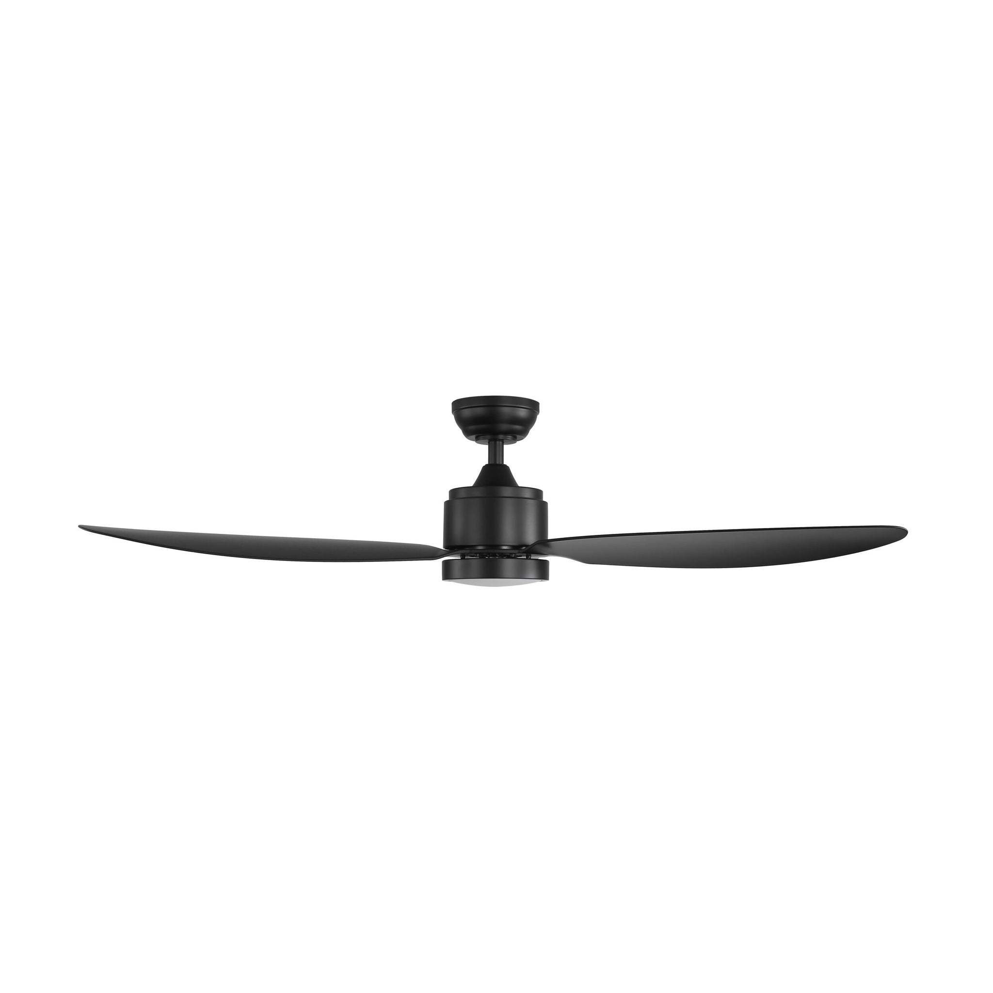 Solace 132cm Outdoor DC Fan - Black with Black ABS Blades