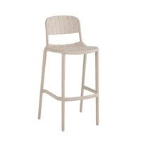 Em Weave Bar Stool Taupe