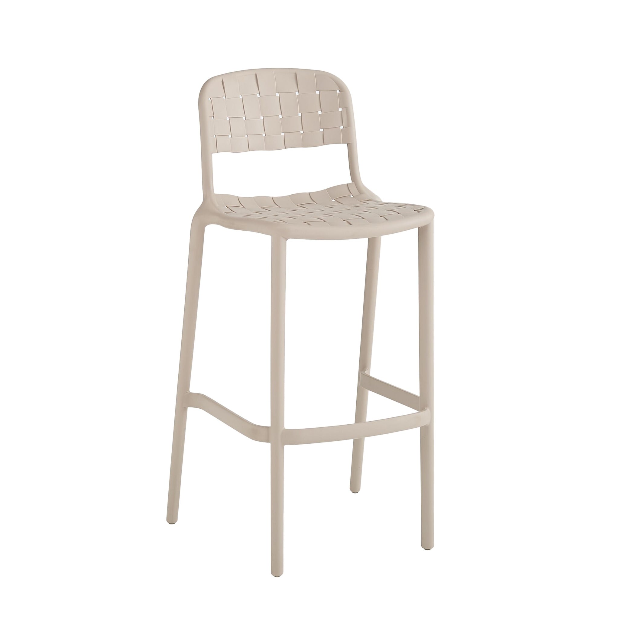Em Weave Bar Stool Taupe