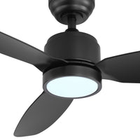 Solace 132cm Outdoor DC Fan - Black with Black ABS Blades